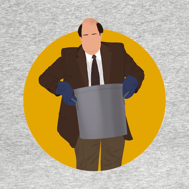 Office Kevin Malone with Chili Pot Meme Fan Art by senaeksi